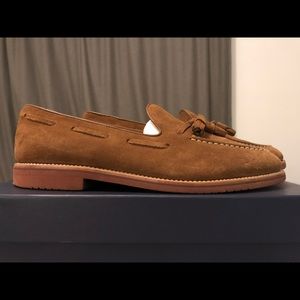 J crew Acorn Suede Tassel Loafer